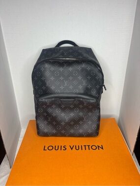 Louis Vuitton Black Monogram Eclipse Backpack